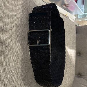 Club Monaco Black Woven Women's Belt